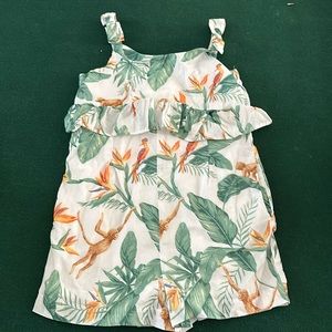 COPY - Janie & Jack tropical romper , only worn once